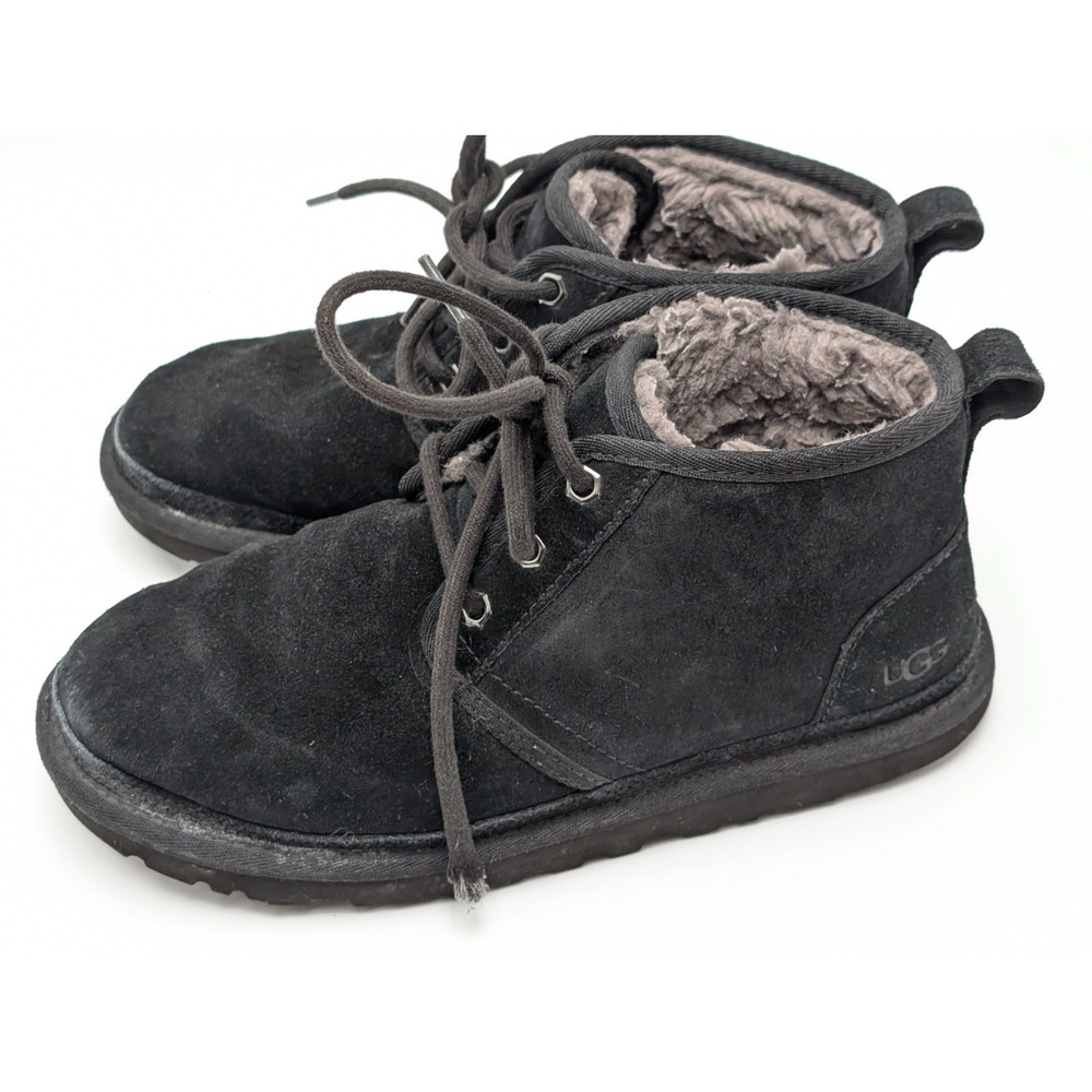 UGG NEUMEL SUEDE BOOTS BLACK US 7‎ /UK